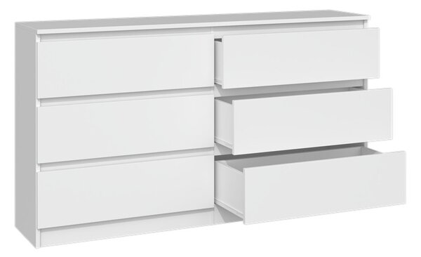 Komoda Musecalo 6 140 (bílá). Akce -20%