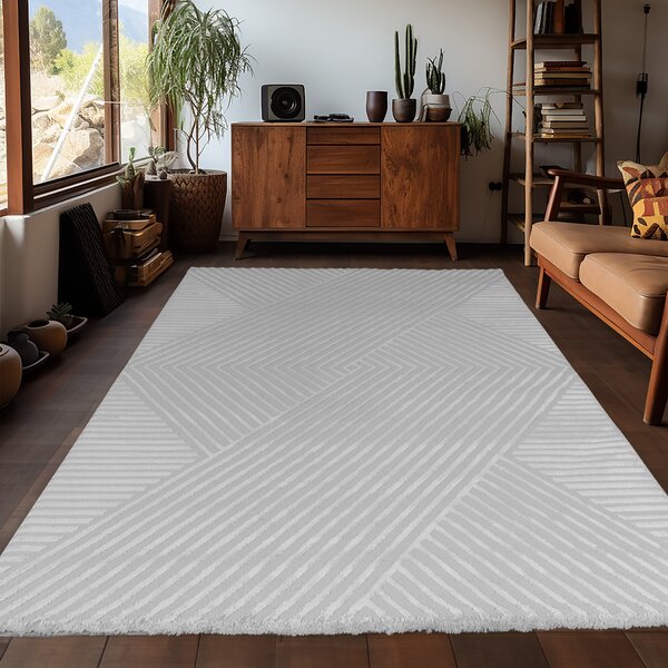 Ayyildiz, AKCE: 200x290 cm Kusový koberec Sahara 1115 Silver, šedá, obývací pokoj