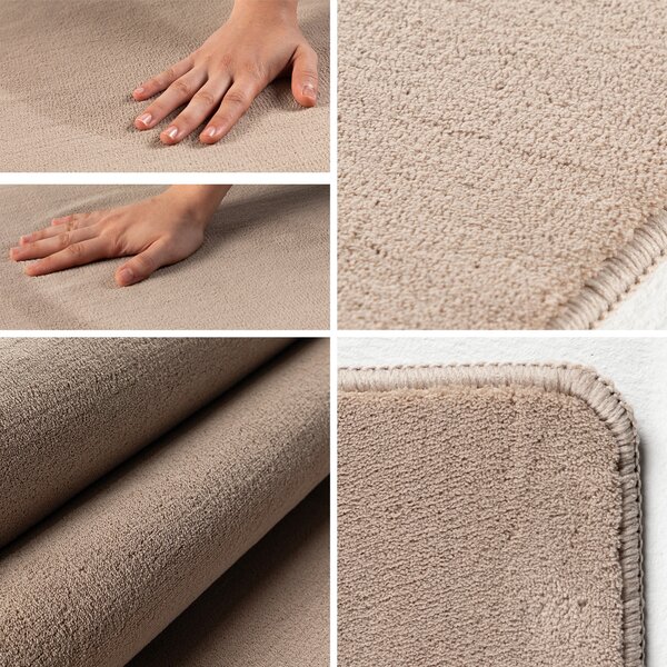 Ayyildiz, Kusový koberec Sky 5400 Beige, 60x110, béžová, obývací pokoj