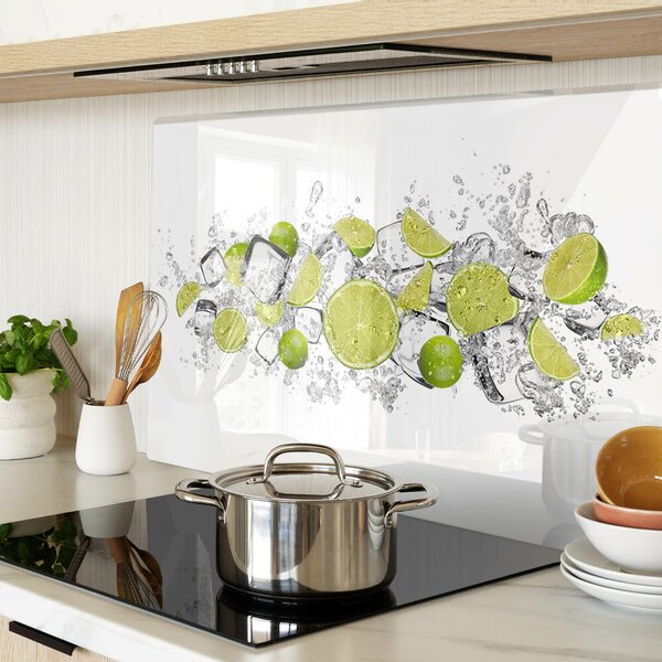 Krájecí prkénko skleněné Citrony a led ddk-nr-wm-00006843