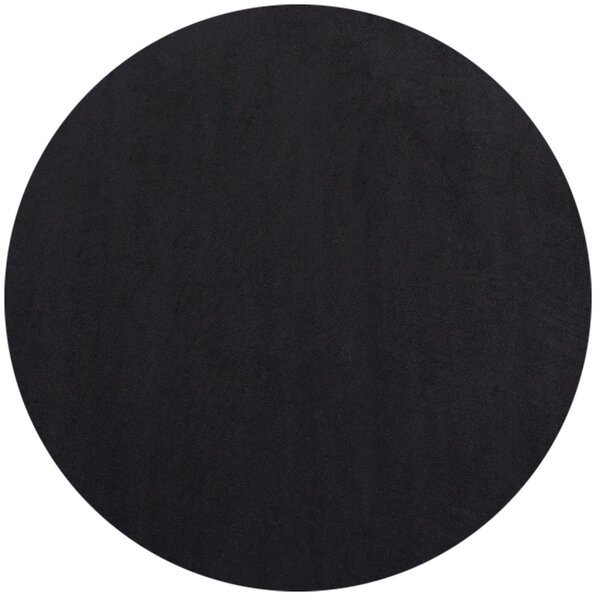 Ayyildiz, Kusový koberec Sky 5400 Black kruh, 120x120 (průměr) kruh, černá, obývací pokoj