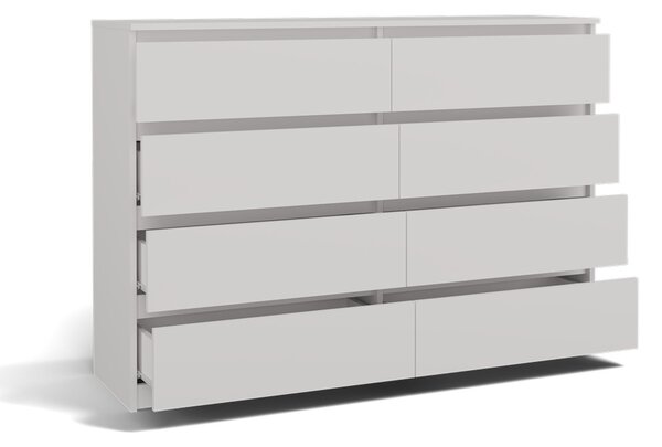 Komoda Musecalo 7 140 (bílá). Akce -19%