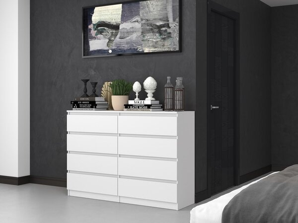 Komoda Musecalo 7 140 (bílá). Akce -19%
