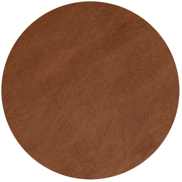 Ayyildiz, Kusový koberec Sky 5400 Brown kruh, 120x120 (průměr) kruh, hnědá, obývací pokoj