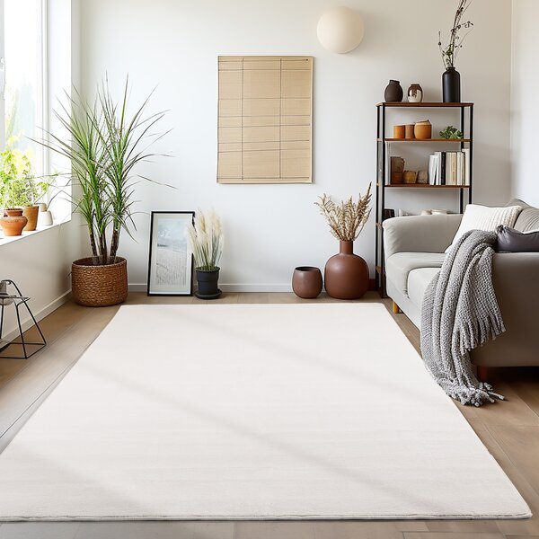 Ayyildiz, Kusový koberec Sky 5400 Cream, 60x110, béžová, obývací pokoj