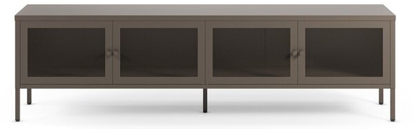 Šedý kovový TV stolek 160x50x35 cm Fayna – Marckeric