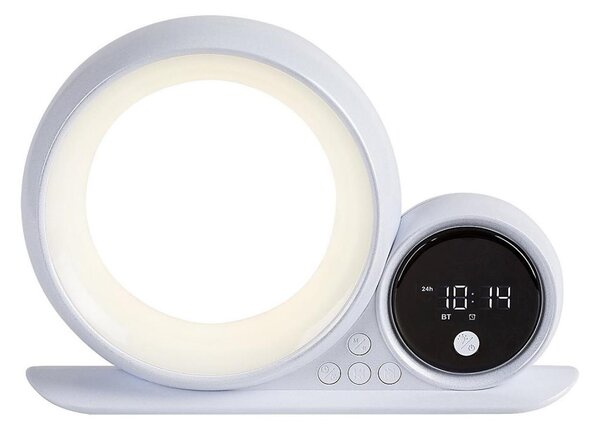 Rabalux 76109 - LED RGB Stolní lampa s reproduktorem WAKEWAY LED/5W/230V