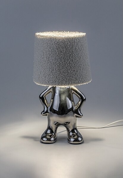 Rabalux 74216 - Stolní lampa SMURFY 1xE14/40W/230V lesklý chrom