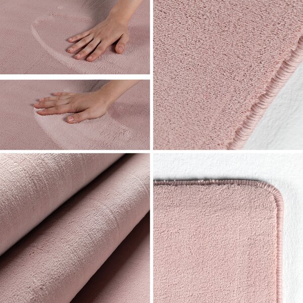 Ayyildiz, Kusový koberec Sky 5400 Rose, 60x110, růžová, obývací pokoj
