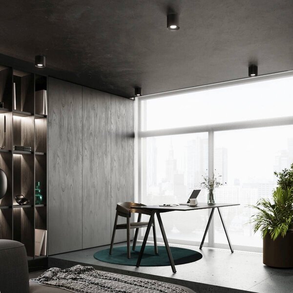 Sollux Lighting Mika stropní světlo 1x10 W černá SL.1281