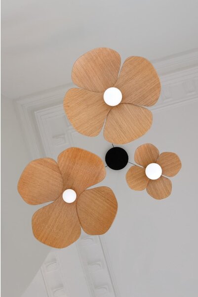 Stínidlo z dubového dřeva v přírodní barvě ø 28 cm Forget Me Not – UMAGE