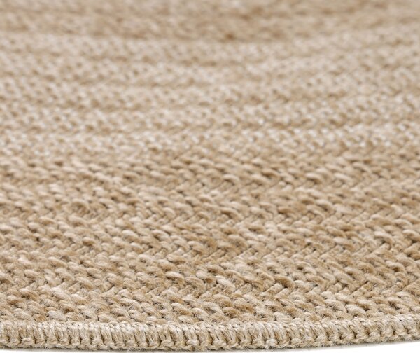 Ayyildiz, Kusový koberec Comilla 886 Beige kruh, 120x120 (průměr) kruh, béžová, chodba / předsíň