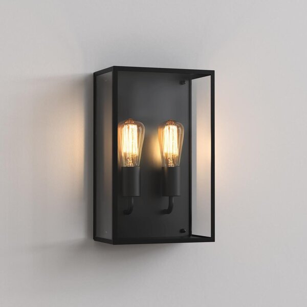 AST 1183027 Venkovní nástěnné svítidlo Messina Twin 2x12W E27 černá - ASTRO Lighting