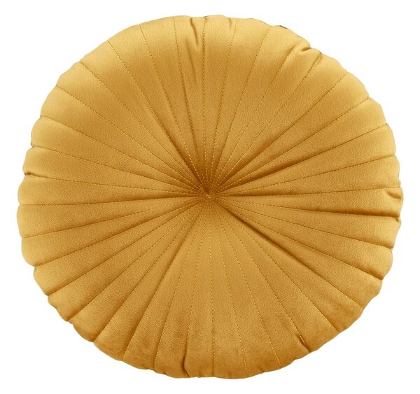 Sametový dekorační polštář ø 40 cm Round Soft Touch – Catherine Lansfield