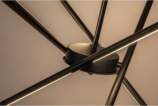 Rabalux 72338 - LED Lustr na lanku HENLI2 LED/40W/230V 3000K černá