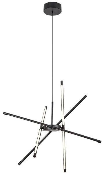 Rabalux 72338 - LED Lustr na lanku HENLI2 LED/40W/230V 3000K černá