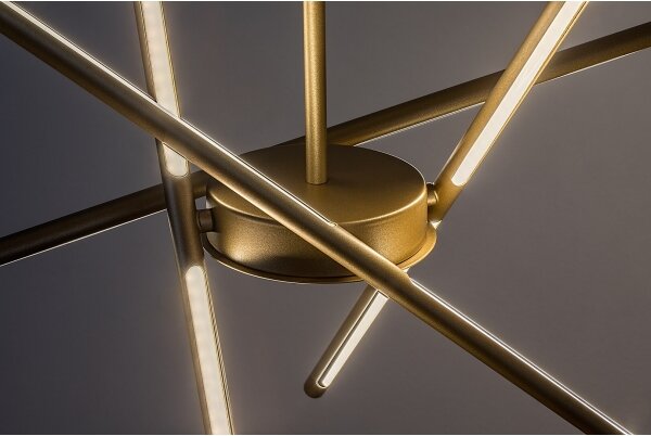 Rabalux 72339 - LED Lustr na lanku HENLI2 LED/40W/230V 3000K zlatá