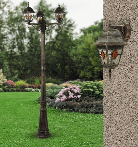 Rabalux Monaco venkovní nástěnné svítidlo 1x60 W hnědá 8181