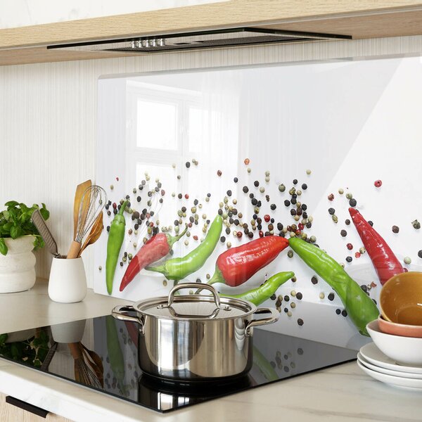 Skleněné krájecí prkénko Paprika a pepř ddk-nr-wm-00006872