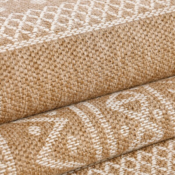 Ayyildiz, Kusový koberec Dhaka 8714 Beige, 80x150, béžová, chodba / předsíň