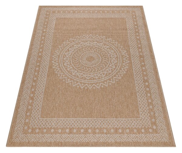 Ayyildiz, Kusový koberec Dhaka 8714 Beige, 80x150, béžová, chodba / předsíň