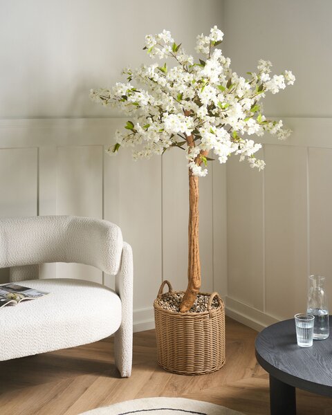 Umělá rostlina CHERRY TREE 180 cm Bílá