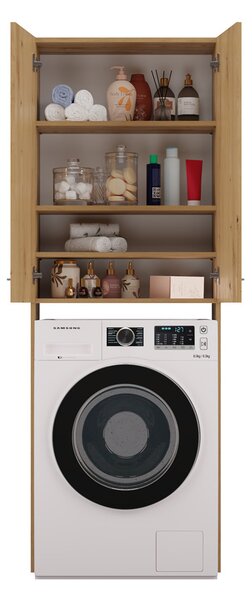 Skříňka nad pračku Perdieron 2 (dub artisan). Akce -20%