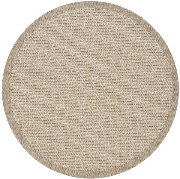 Ayyildiz, Kusový koberec Giza 1410 Beige kruh, 160x160 (průměr) kruh, béžová, chodba / předsíň