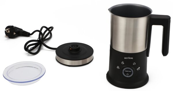 Napěňovač mléka BestBerg BBF-1410 / 240 ml / 500 W / černá/stříbrná