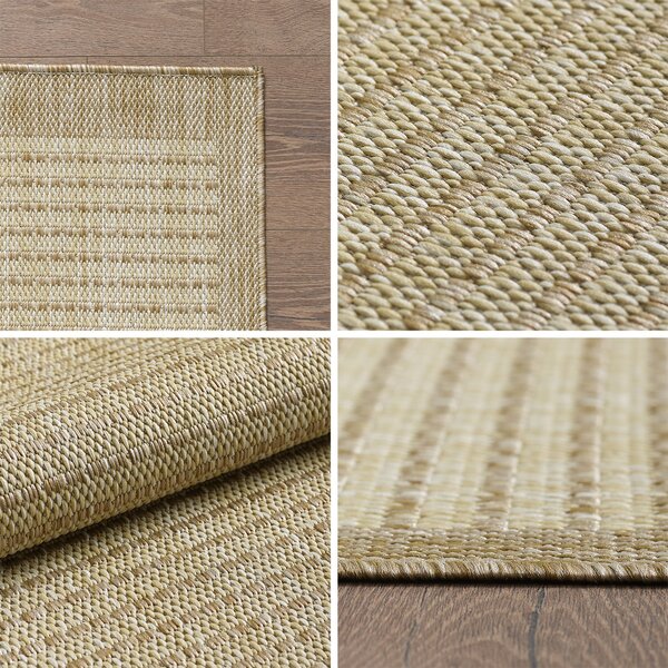 Ayyildiz, Kusový koberec Giza 1410 Beige kruh, 160x160 (průměr) kruh, béžová, chodba / předsíň