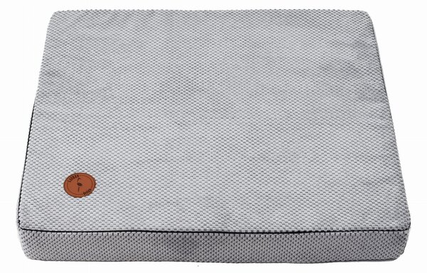 Lauren Design Ortopedická matrace pro psy Hector, světle šedá Velikost: XXL - 120 x 85 cm