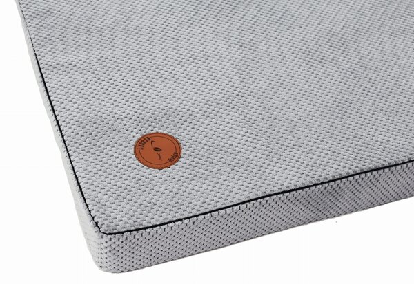 Lauren Design Ortopedická matrace pro psy Hector, světle šedá Velikost: XXL - 120 x 85 cm