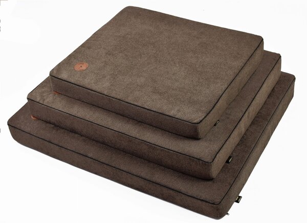 Lauren Design Ortopedická matrace pro psy Hector, hnědá Velikost: M - 70 x 60 cm