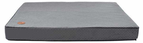 Lauren Design Ortopedická matrace pro psy Hector, šedá Velikost: M - 70 x 60 cm