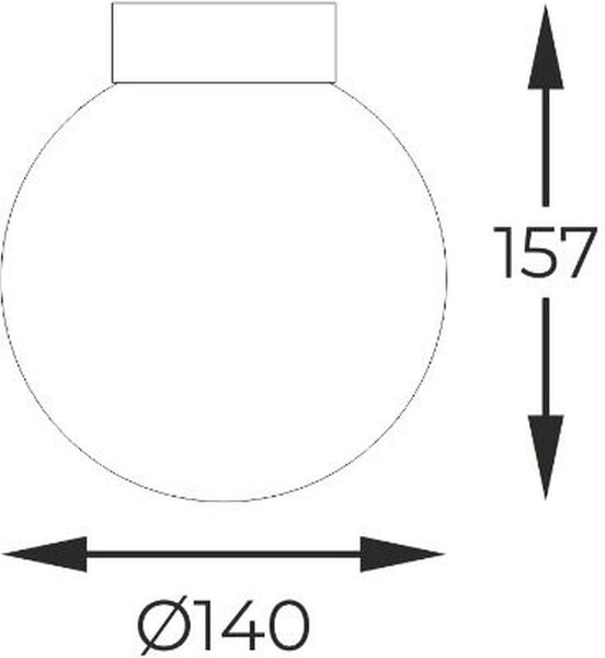Zuma Line Arcturus stropní světlo 1x4 W bílá-černá C0574-01D-P7AA