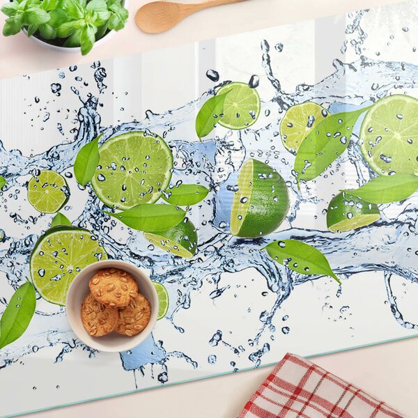 Skleněné krájecí prkénko Citrony ve vodě ddk-nr-wm-00006889