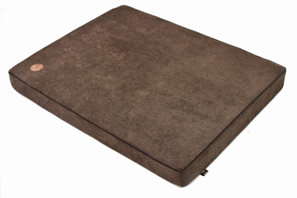 Lauren Design Ortopedická matrace pro psy Hector, hnědá Velikost: M - 70 x 60 cm