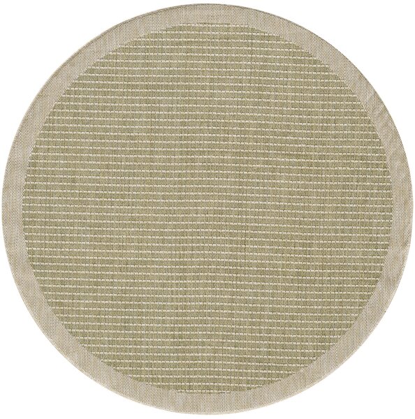 Ayyildiz, Kusový koberec Giza 1410 Green kruh, 200x200 (průměr) kruh, zelená, chodba / předsíň