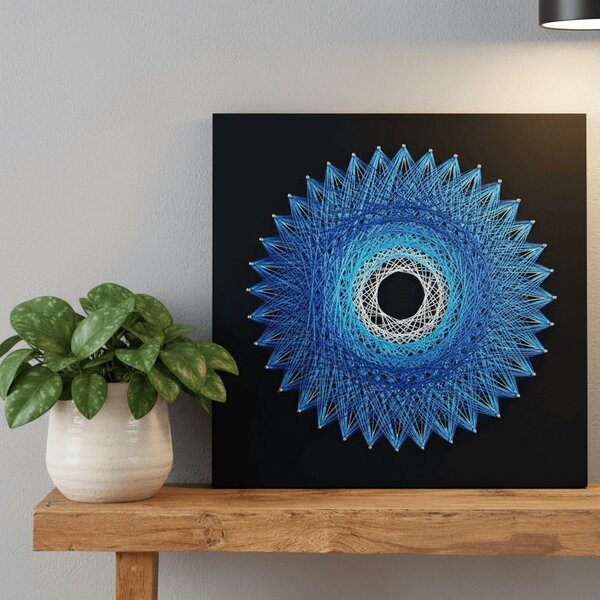 4Leaders Kreativní sada String Art mandala 30×30 cm
