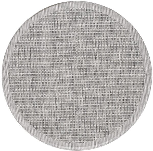 Ayyildiz, Kusový koberec Giza 1410 Grey kruh, 120x120 (průměr) kruh, šedá, chodba / předsíň
