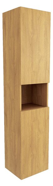Koupelnová skříňka vysoká SAT Feel 36x165x32 cm dub medový mat SATFEELV36DM