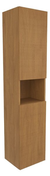 Koupelnová skříňka vysoká SAT Evolution 36x165x32 cm dub medový mat SATEVOV36DM