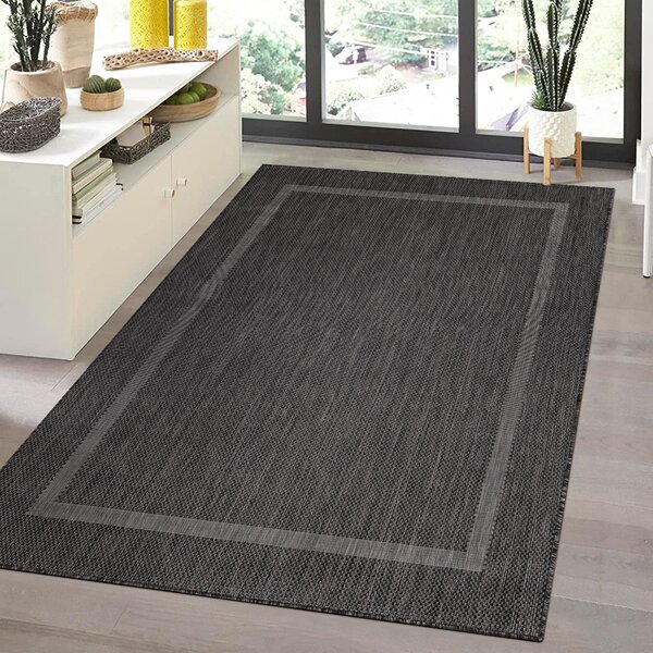 Ayyildiz, Kusový koberec Relax 4311 Black, 60x100, černá, chodba / předsíň