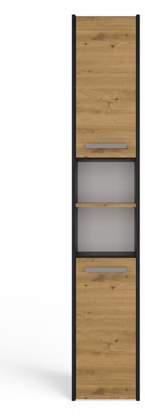 Koupelnová skříňka Samways 1 (antracit + dub artisan)