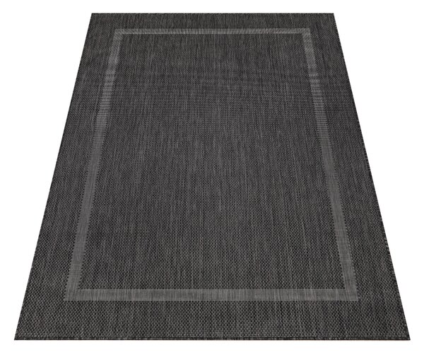 Ayyildiz, Kusový koberec Relax 4311 Black, 60x100, černá, chodba / předsíň