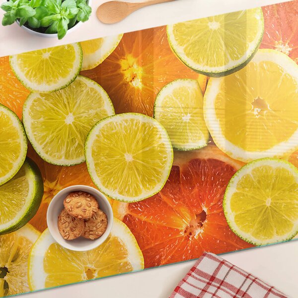 Skleněná krájecí deska Citrusové plody a citrusové plody ddk-nr-wm-00006892