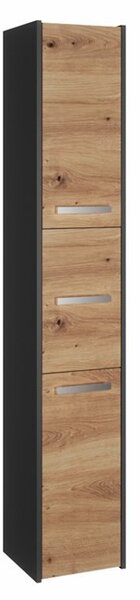 Koupelnová skříňka Samways 2 (antracit + dub artisan)