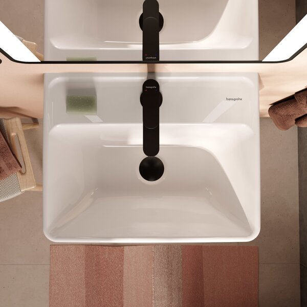 Hansgrohe Xanuia Q umyvadlo 50x39 cm obdélníkový klasický bílá 60131450