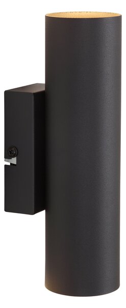 Moderní nástěnná lampa černá 2-světlo - Jeana