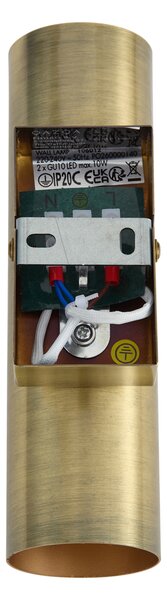 Moderní nástěnná lampa bronzová 2-světlo - Jeana